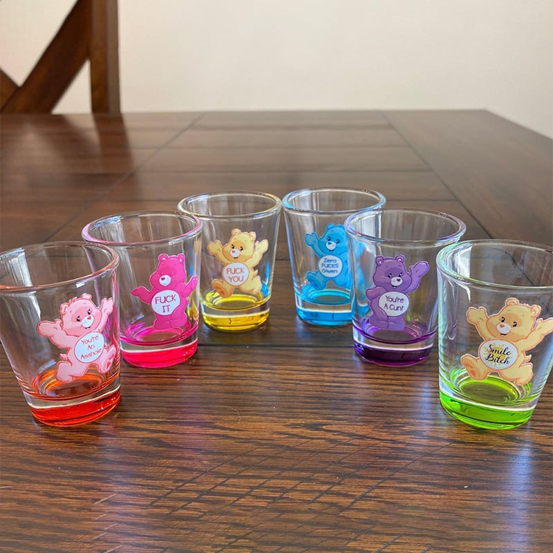 Norvo | Swear Bears Likørglass, 6 Stykker