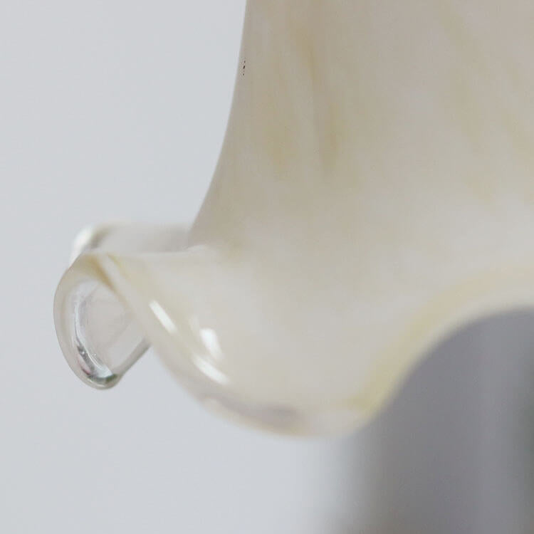 Norvo | Vintage Kreativ Blomst Messing Glass 1-Lampe Pendellampe