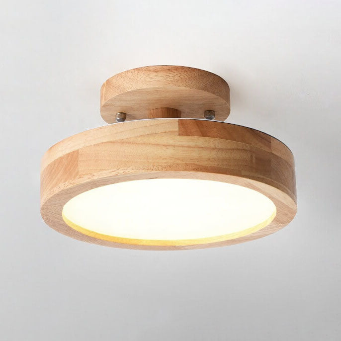 Norvo LED Rund Taklampe | Nordisk Design | Semi-Flush Montering | Økonomisk Innendørs Belysning