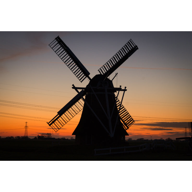 Norvo | Huge Værkseins og Himmel Veggmaleri for Soverom Natur Scene Veggkunst i Pastellfarge, Skittmotstandig