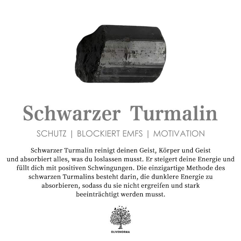Ares - 8mm svart turmalin wolframkarbid ring