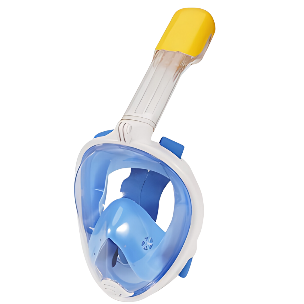 Snorkelmaske med 180° panoramautsikt