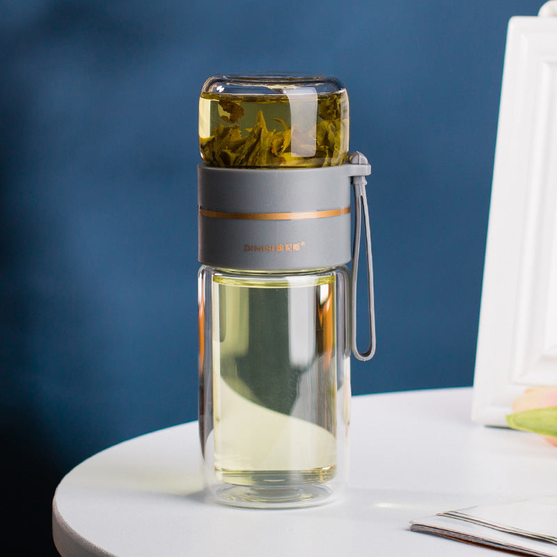 Norvo teinfuser i krystallklart glass
