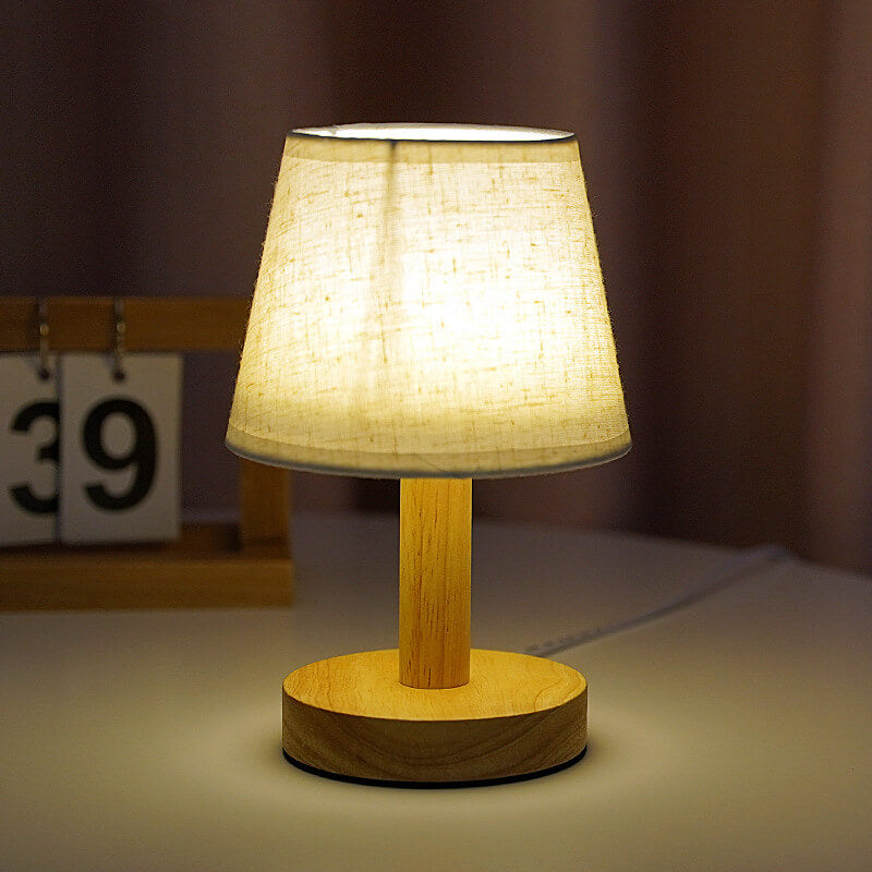 Norvo | Vintage Lin Futteral 1-Lys LED Bordlampe