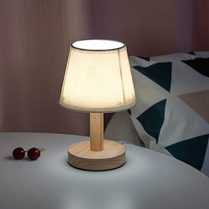 Norvo | Vintage Lin Futteral 1-Lys LED Bordlampe
