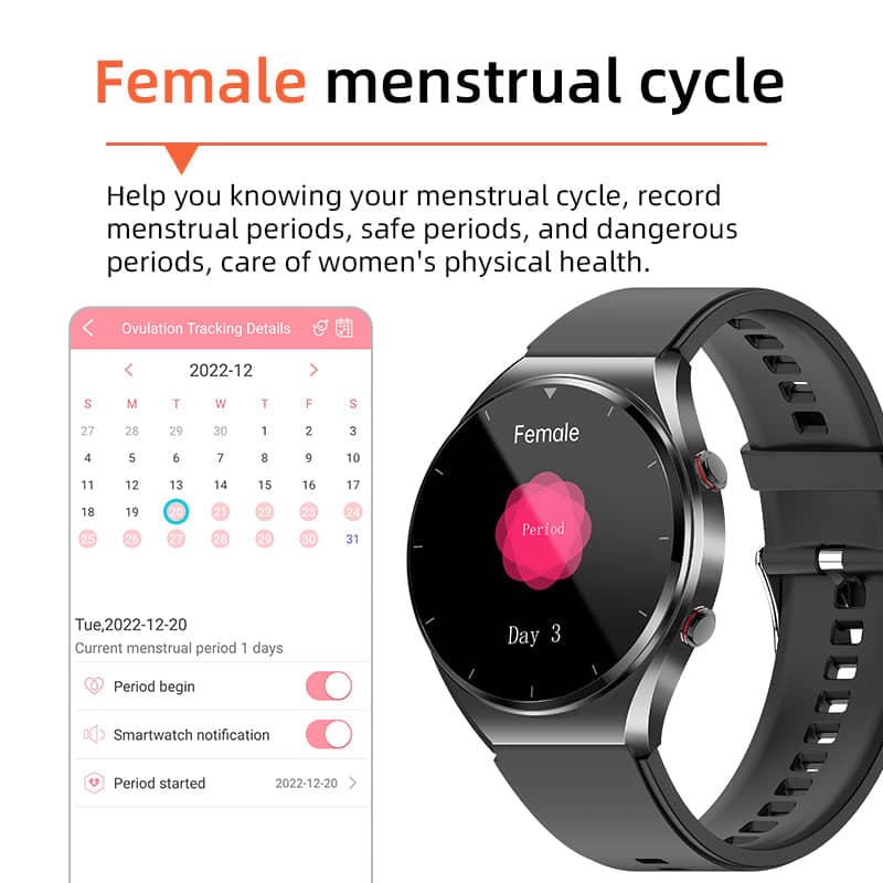 Norvo | Én-Klikk Blodsukker Blodtrykk Ekg/Ekg Hrv Hjerteovervåking Suga Pro Helse Smartswatch