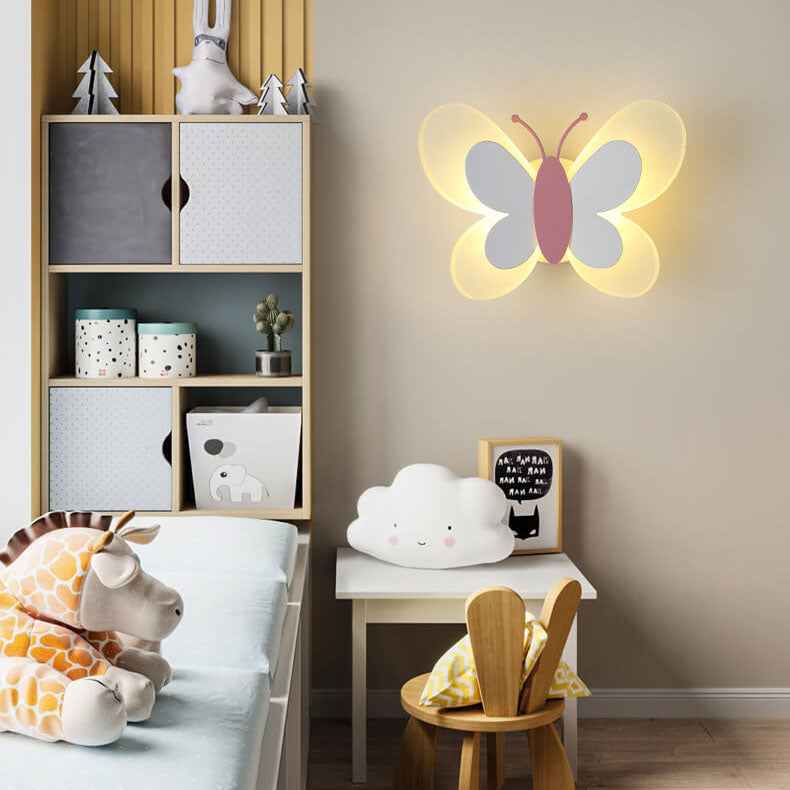 Norvo | LuminoArt – Vegglampe LED kreativ formet som en sommerfugl med 1 lys i akryl