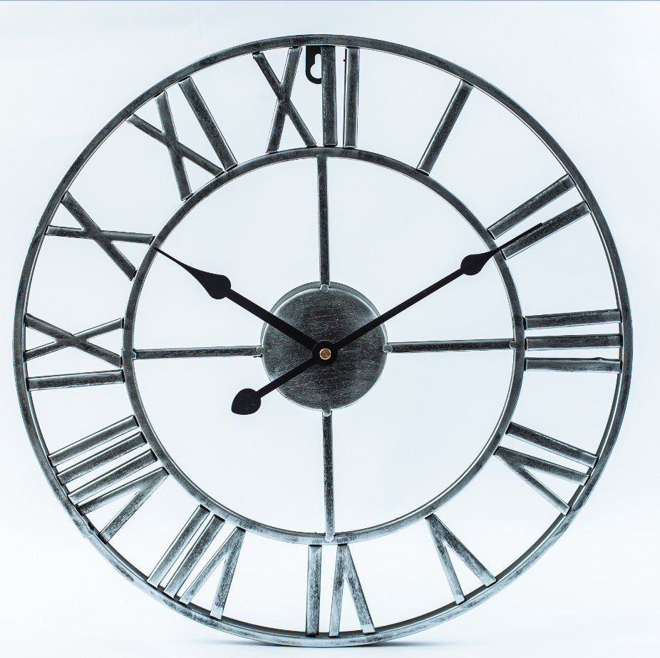 Norvo | Vintage Jern Stor Retro Veggklokke
