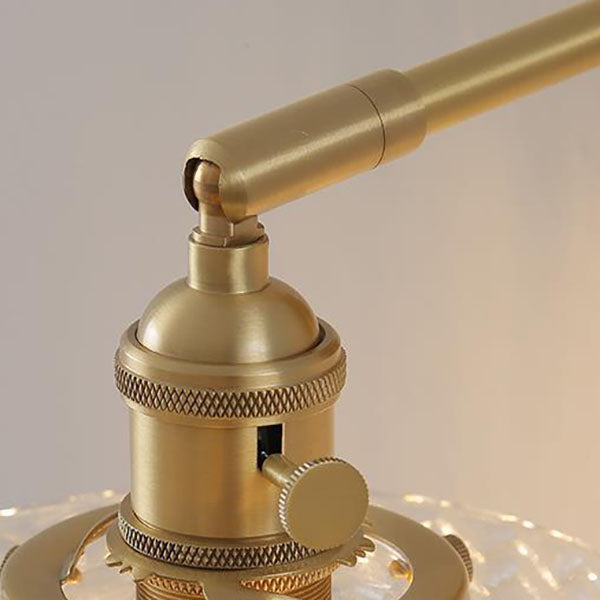 Norvo | Nordisk Minimalistisk Kreativ Messing Sylinder 1-Lys Vegglampe