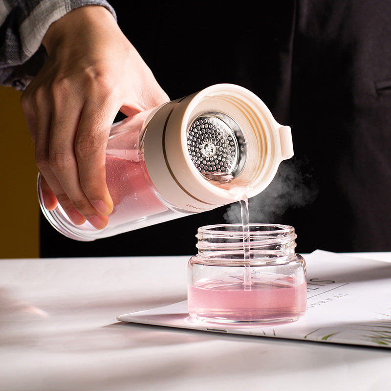 Norvo teinfuser i krystallklart glass