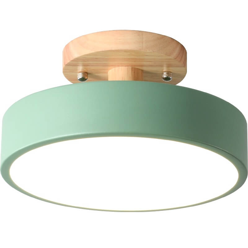 Norvo LED Rund Taklampe | Nordisk Design | Semi-Flush Montering | Økonomisk Innendørs Belysning