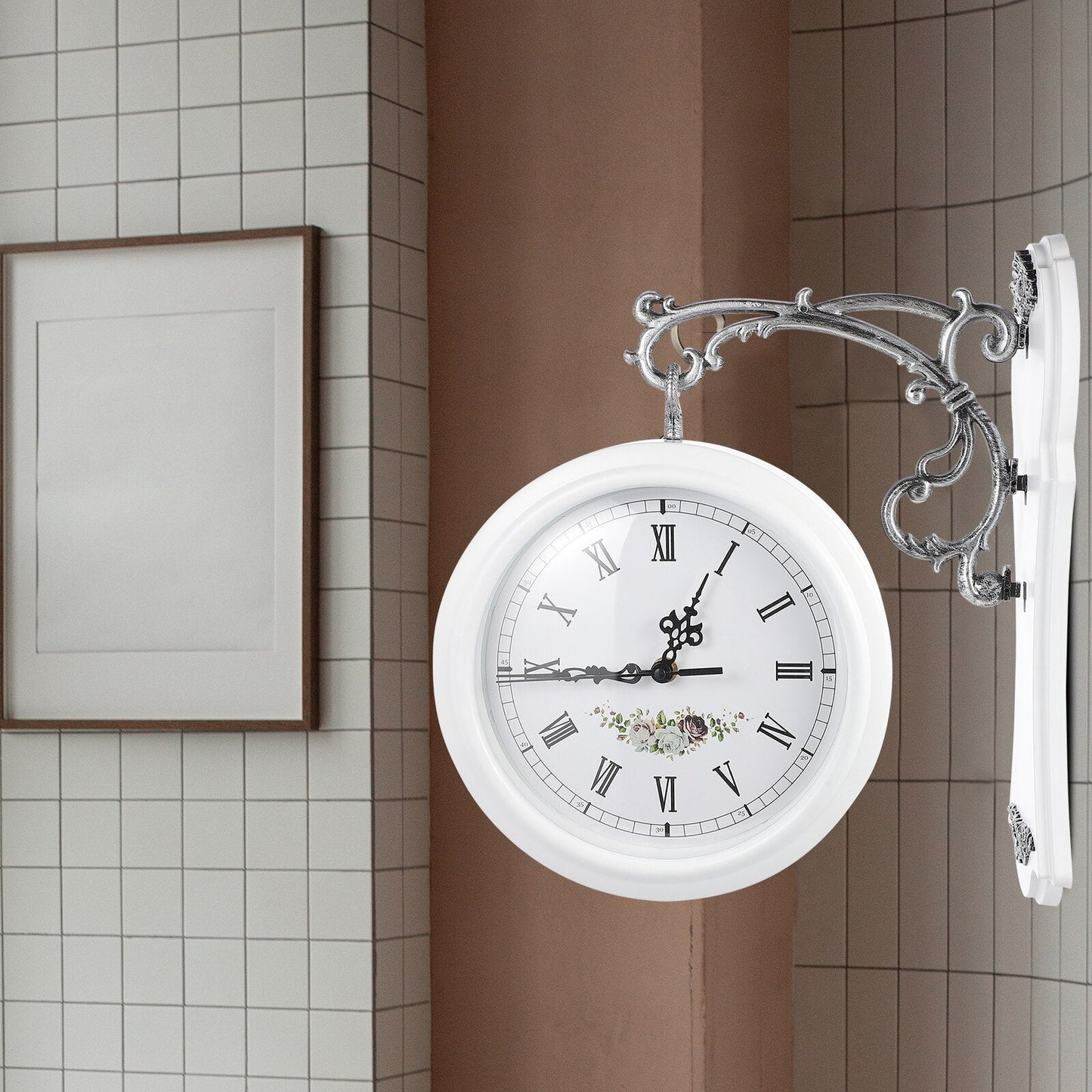 Garduruhorloge dobbel veggklokke