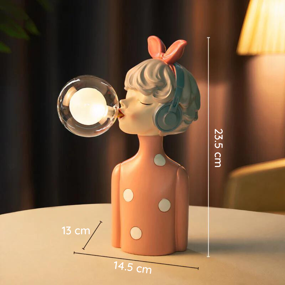 Norvo | Elegant retro bordlampe for stuen - Håndlaget dekorativ belysning