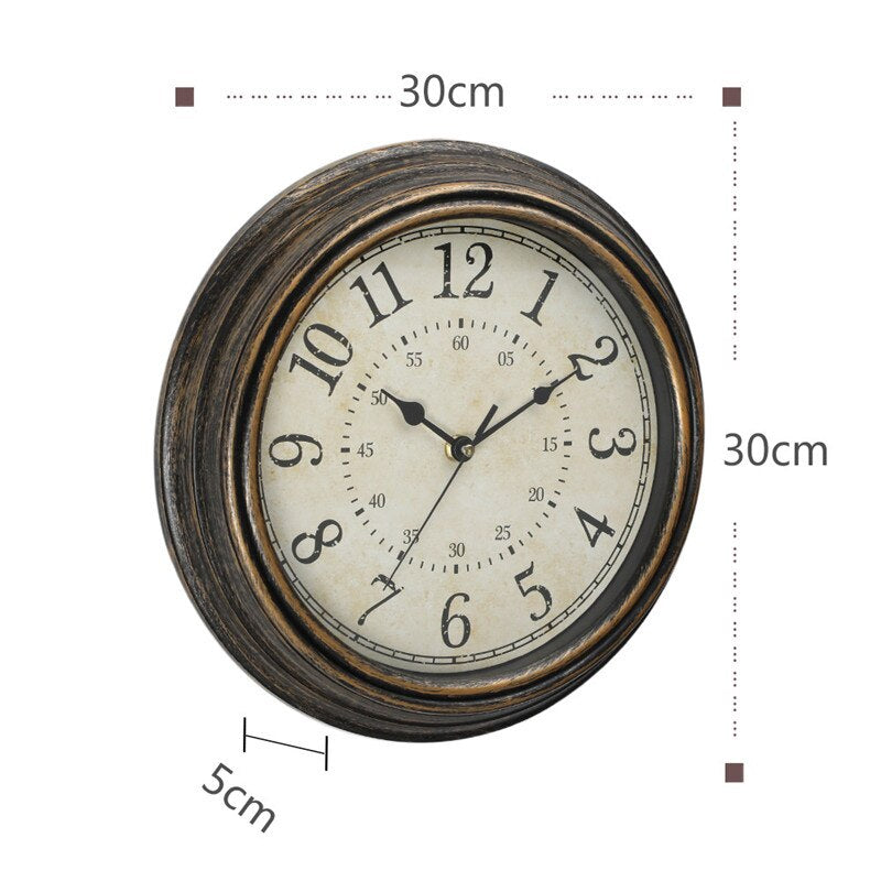 Norvo | TimeWoods – Vintage veggklokke i tre