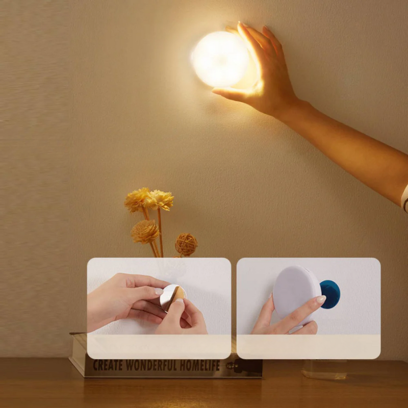 Norvo | Lampe med bevegelsessensor LED - Automatisk belysning for innendørs bruk