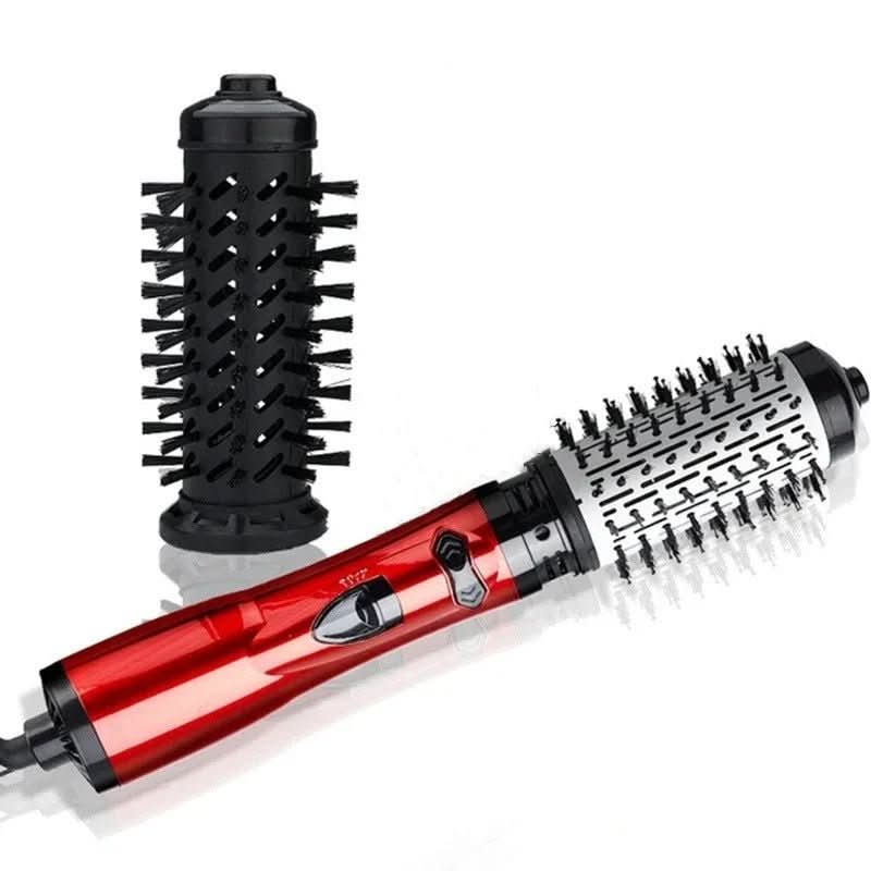 Norvo | 3-i-1 elektrisk hårstyler med hårføner, børste og krølltang funksjon