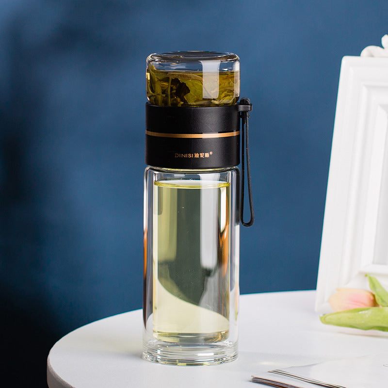 Norvo teinfuser i krystallklart glass