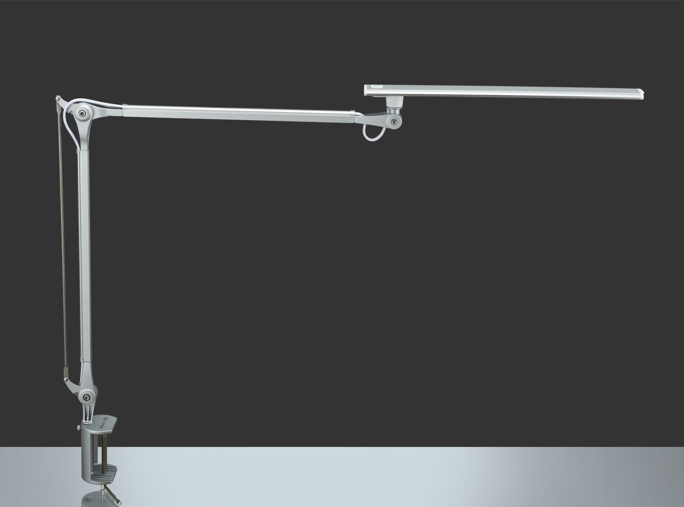 Norvo | Phive Cl-1 Led Arkitekt Skrivebord Lampe, Justerbar Metall Svingarm, Dimmbar Sølv Oppgave Lys