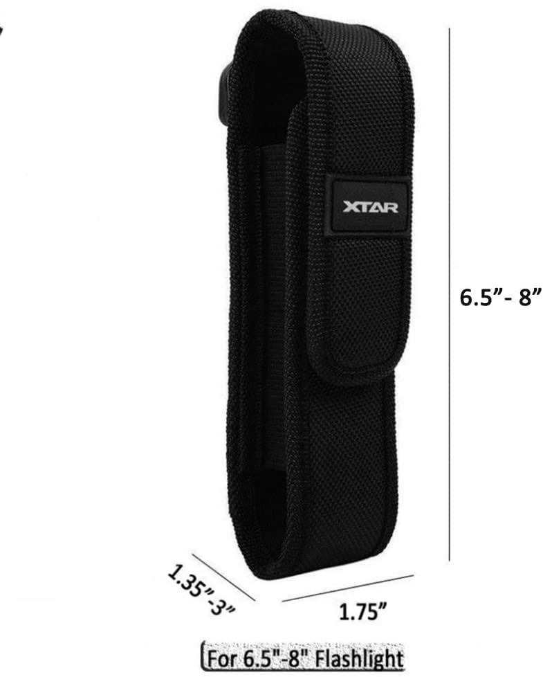 Norvo | Xtar 2-Pack Lommelykt Batteri Pouch Holster For 6.5"-8" Lommelykter Kompatibel Med Fenix & Sure