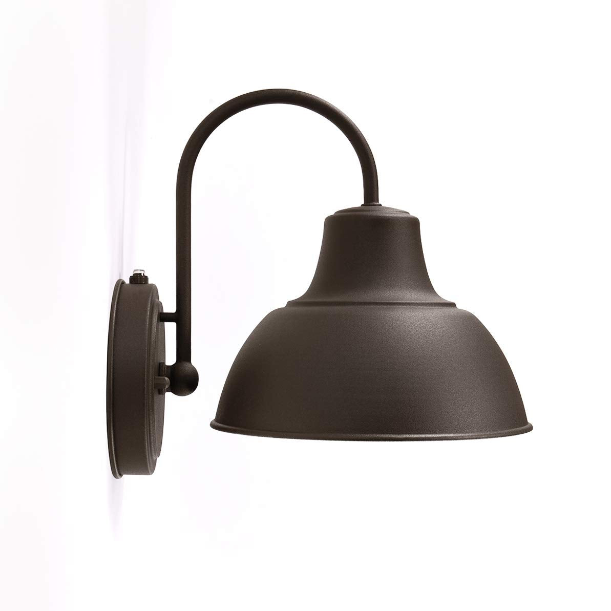 Norvo | Coramdeo Rustikk Bronse S dusk til dawn 8.5” Barnlys med Fotocelle Sensor, Utendørs Veggarmatur