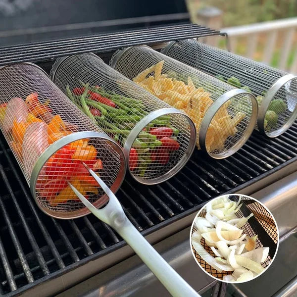 Norvo | Grill Spin - Rullbar Grillkurv (1+1 Gratis)