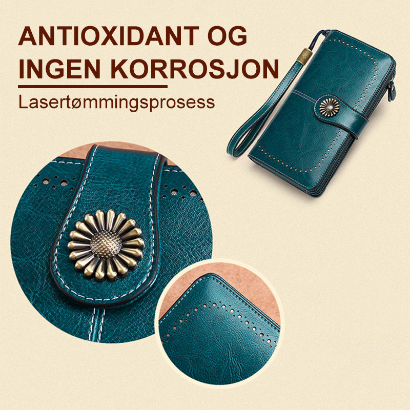 Norvo | Vintage Lommebok(Ekte Kuskinnsmateriale)