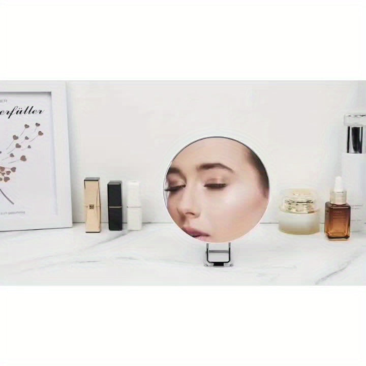 Norvo | Forstørrende sminkespeil - 20X/10X forstørrelse, sugekopp, bærbar