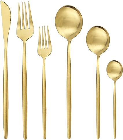 Norvo | Minimalistisk Bestikk 36 Stykker I Rustfritt Stål: Eleganse Og Holdbarhet