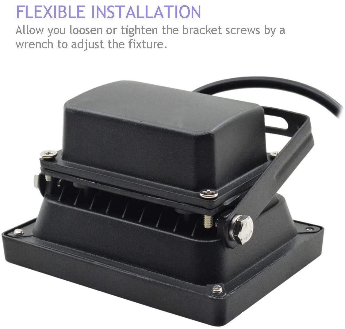 Norvo | Glw 10W Led Flomlys 2 Pakke - Varm Hvit Utendørslys, 750Lm, Halogen Ekvivalent