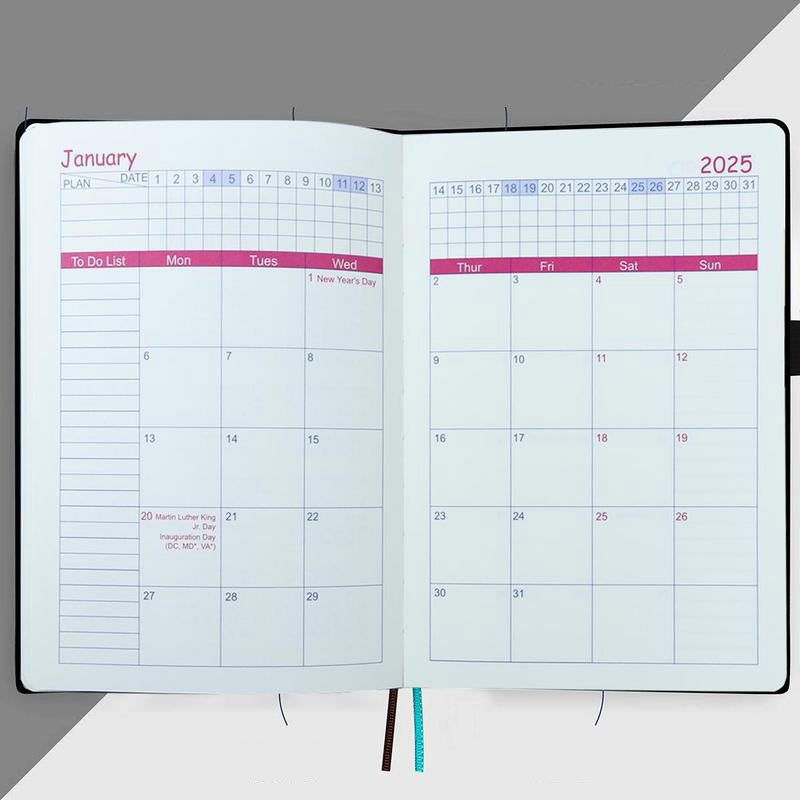 Norvo | 2025 En Dag En Side Daglig Planlegger – Din Ultimative Gavekalender