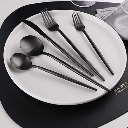 Norvo | Minimalistisk Bestikk 36 Stykker I Rustfritt Stål: Eleganse Og Holdbarhet