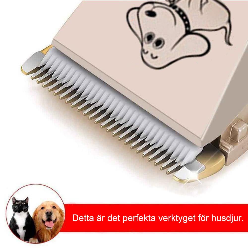 Norvo | Profesjonell Oppladbar Katt- og Hundeklipper