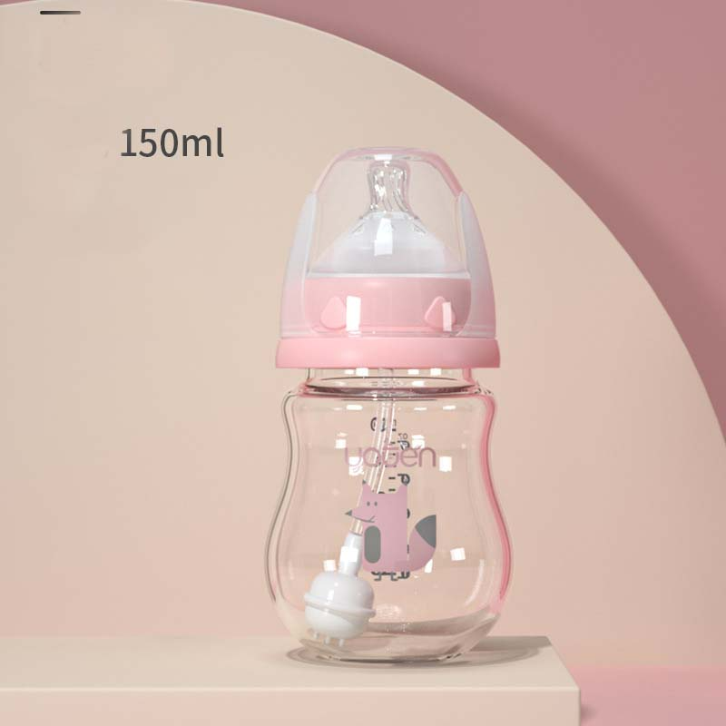 Norvo | Baby Drikkeflaske med Håndtak – Silikon med Myk Nipple & Dyre Design