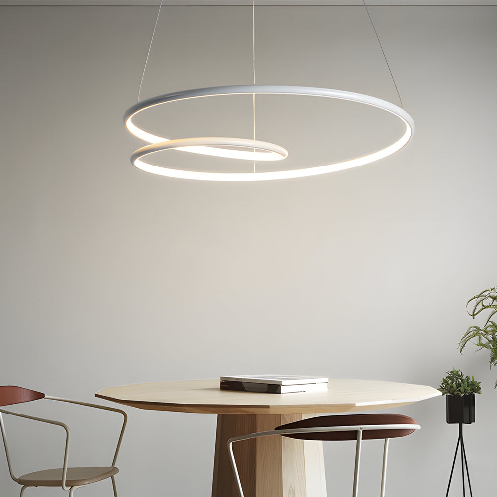 Norvo | Moderne dimbar LED-lampe - Høydejusterbar taklampe til spisestue og stue
