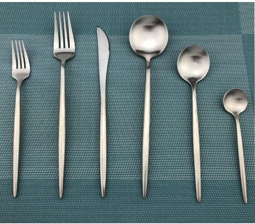Norvo | Minimalistisk Bestikk 36 Stykker I Rustfritt Stål: Eleganse Og Holdbarhet