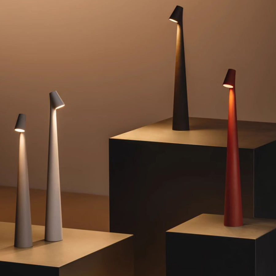 Norvo Nordic Design LED Bordlampe | Trådløs | Atmosfærelys & Leselampe | Hjemmedekorasjon