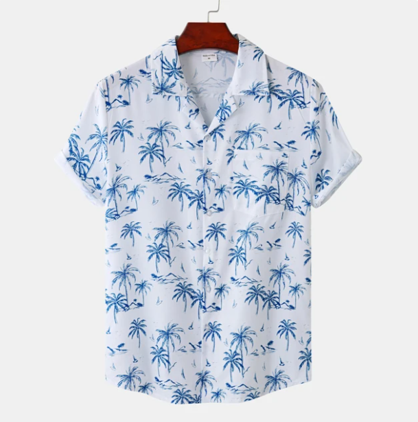 Norvo | Hawaii Surf Floral Skjorte for Menn