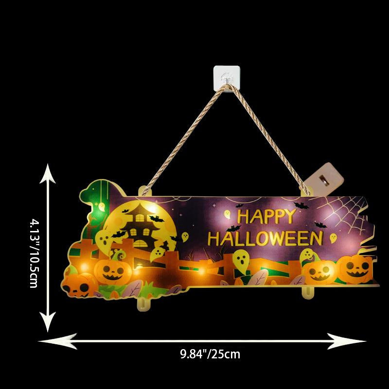 Norvo | Moderne Art Deco vanntett PVC LED Halloween dekorasjon atmosfære lys streng utendørs lys for hage