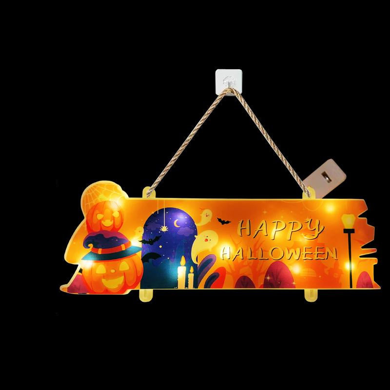 Norvo | Moderne Art Deco vanntett PVC LED Halloween dekorasjon atmosfære lys streng utendørs lys for hage