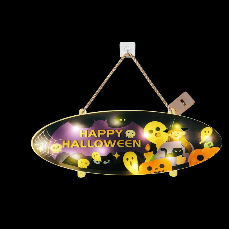Norvo | Moderne Art Deco vanntett PVC LED Halloween dekorasjon atmosfære lys streng utendørs lys for hage