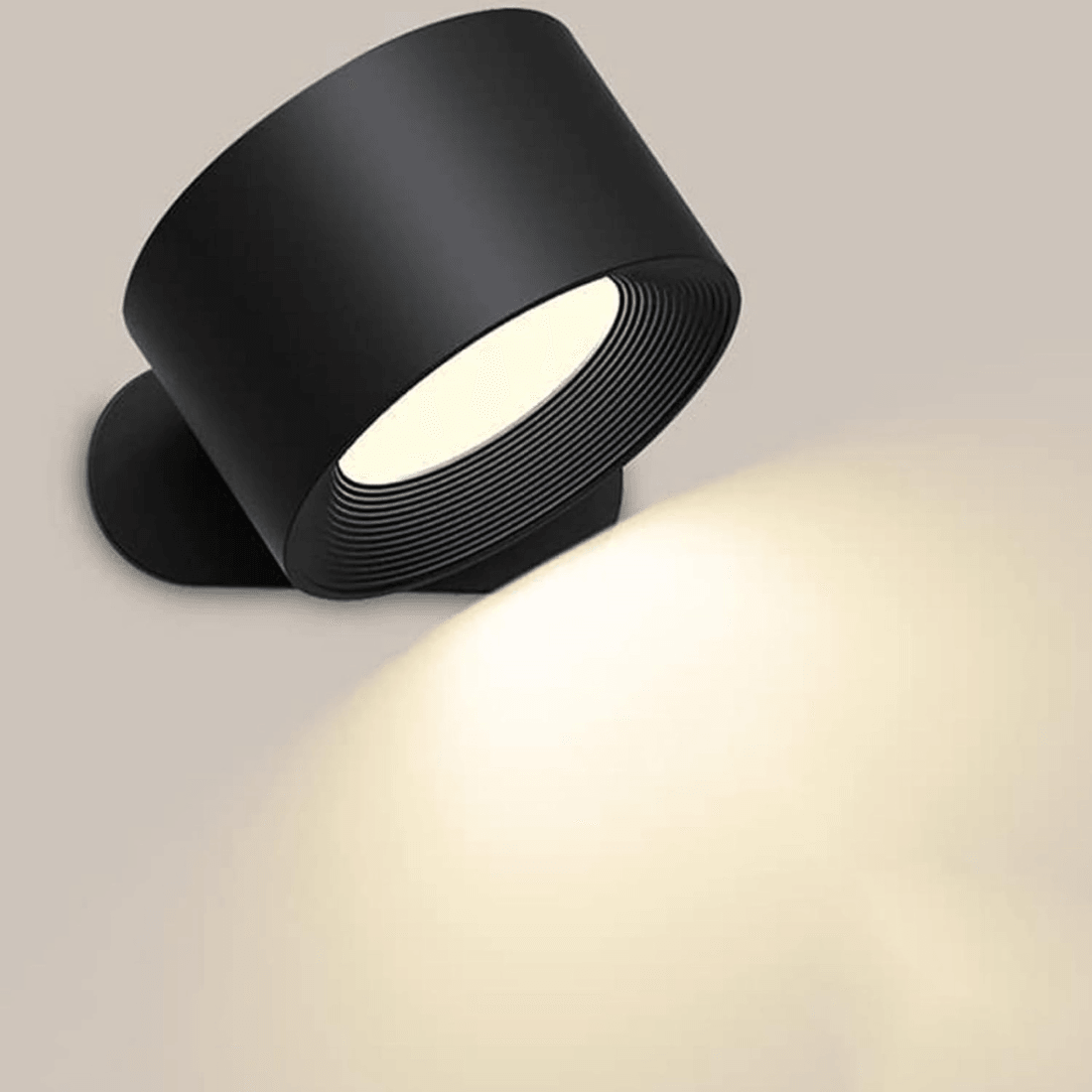 360 trådløs oppladbar vegglampe