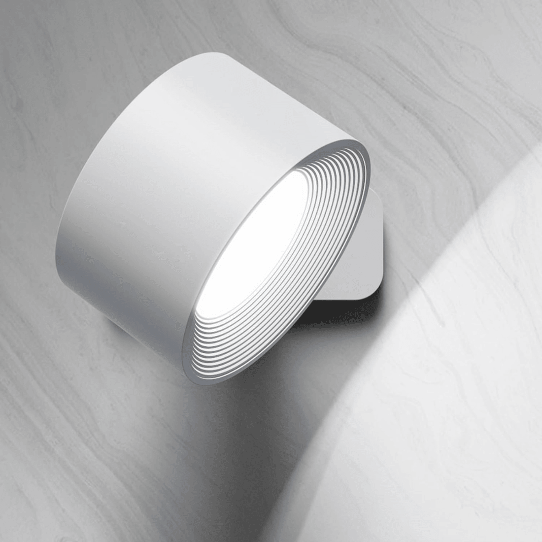 360 trådløs oppladbar vegglampe