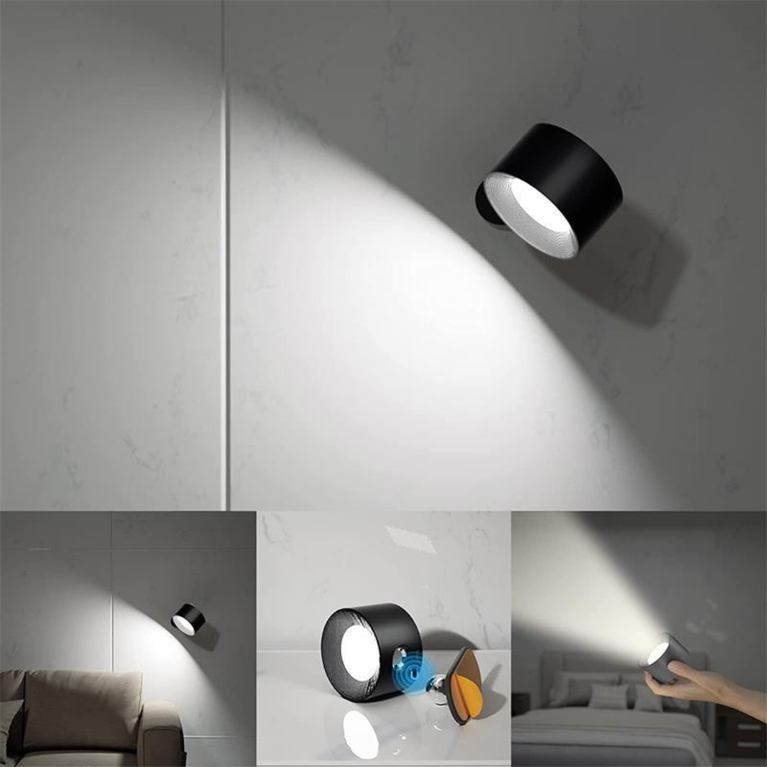 Norvo – trådløs vegglampe