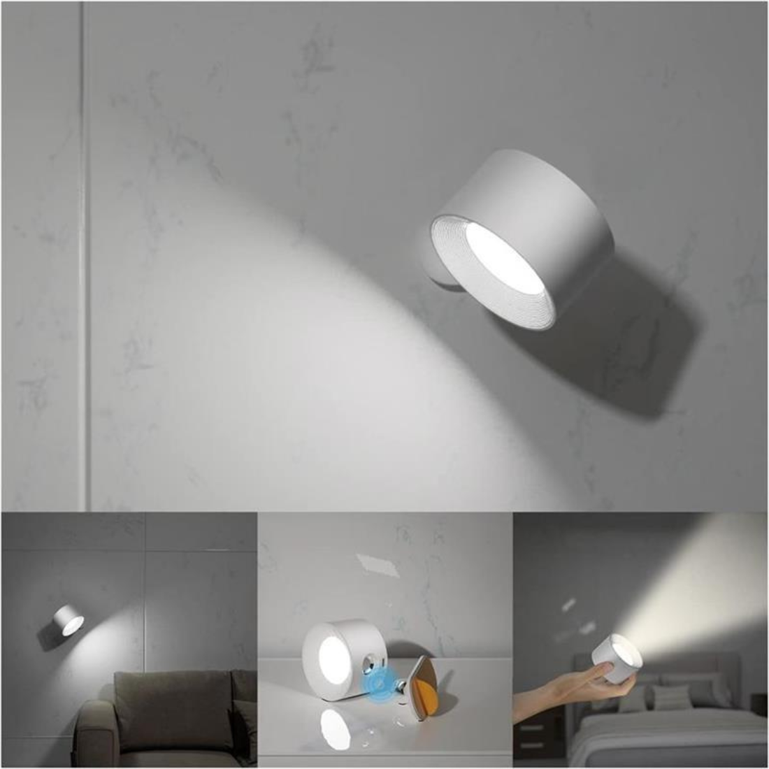 Norvo – trådløs vegglampe