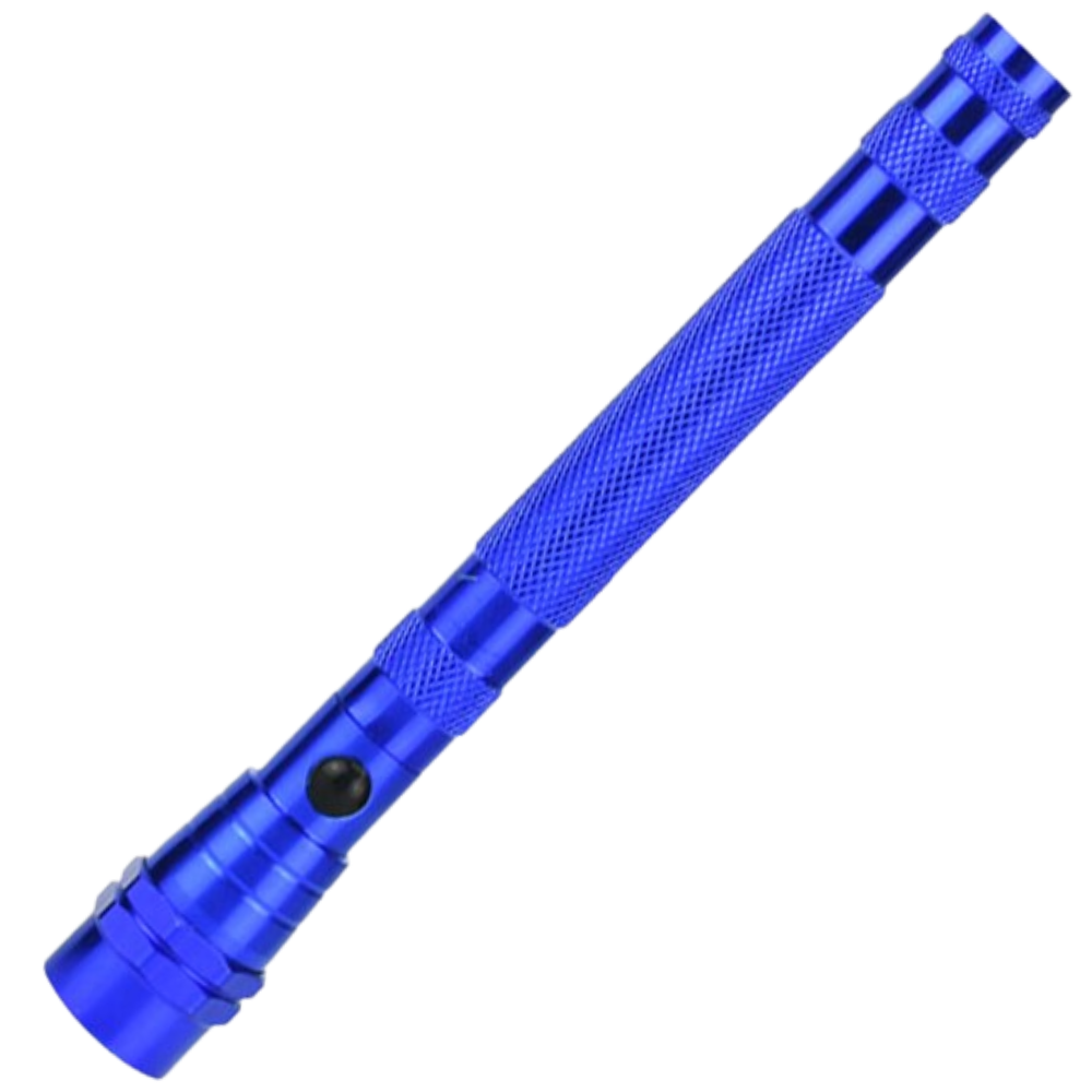 Teleskopisk magnetisk LED-lommelykt