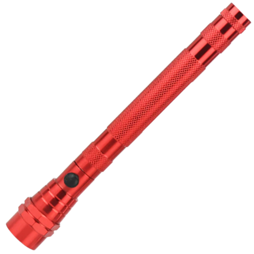 Teleskopisk magnetisk LED-lommelykt