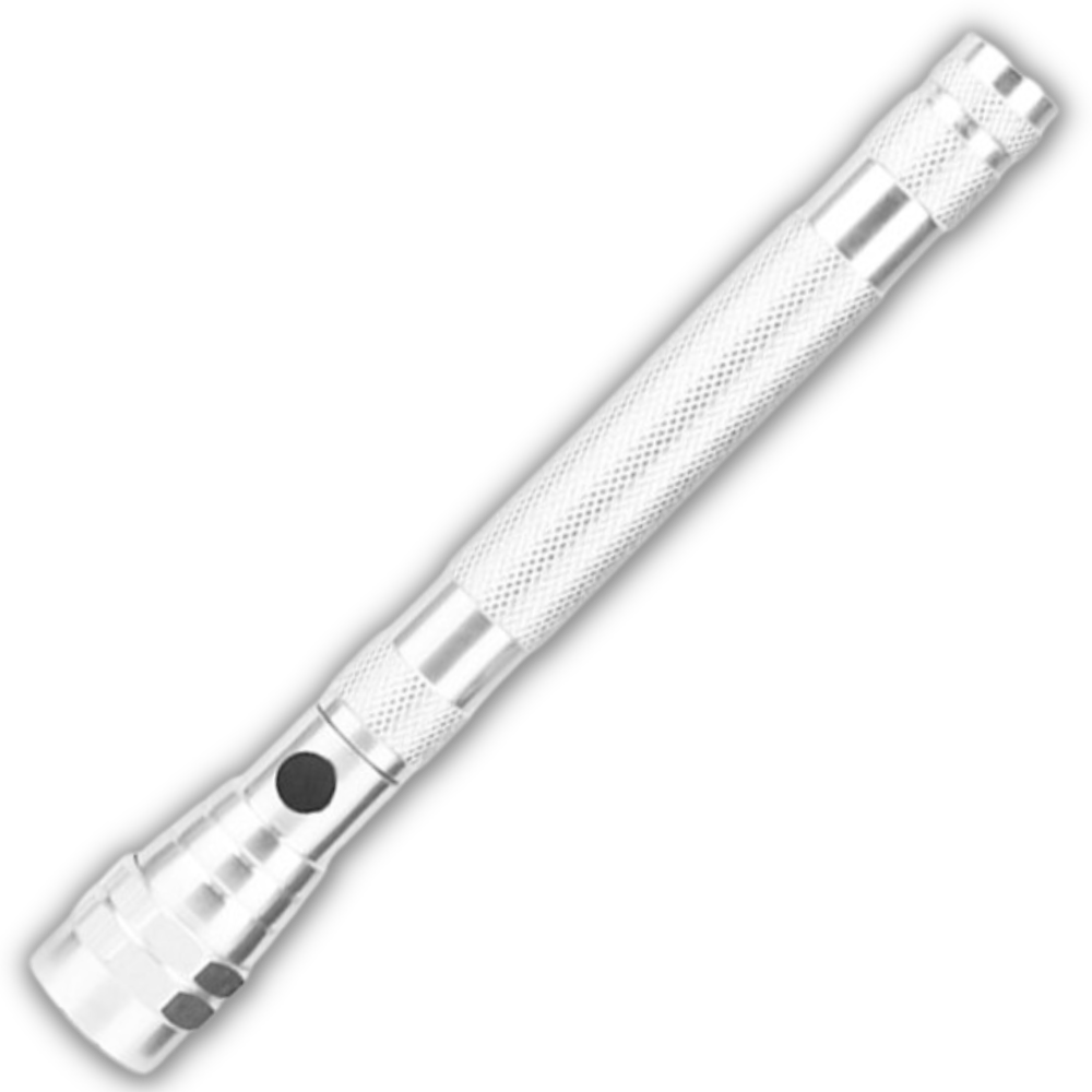 Teleskopisk magnetisk LED-lommelykt