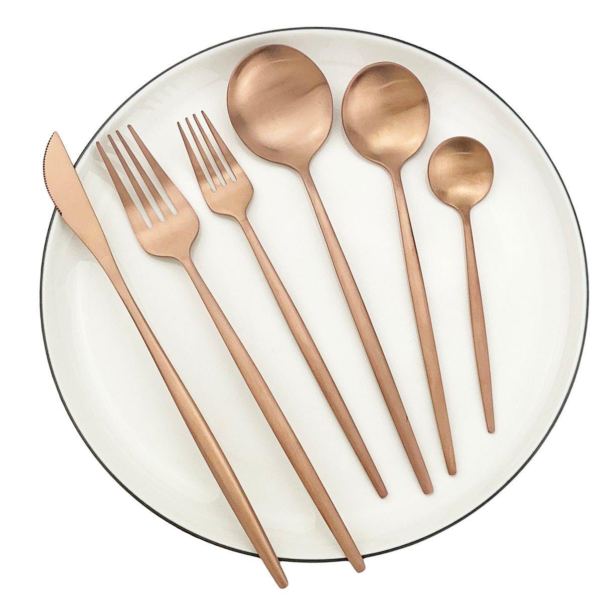Norvo | Minimalistisk Bestikk 36 Stykker I Rustfritt Stål: Eleganse Og Holdbarhet