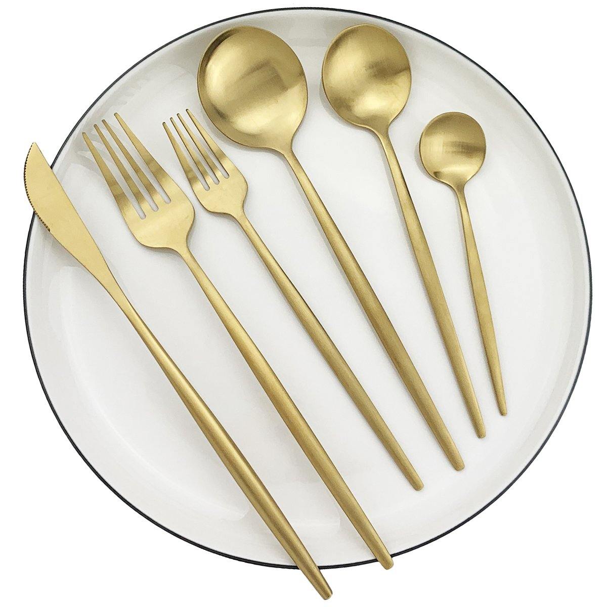 Norvo | Minimalistisk Bestikk 36 Stykker I Rustfritt Stål: Eleganse Og Holdbarhet