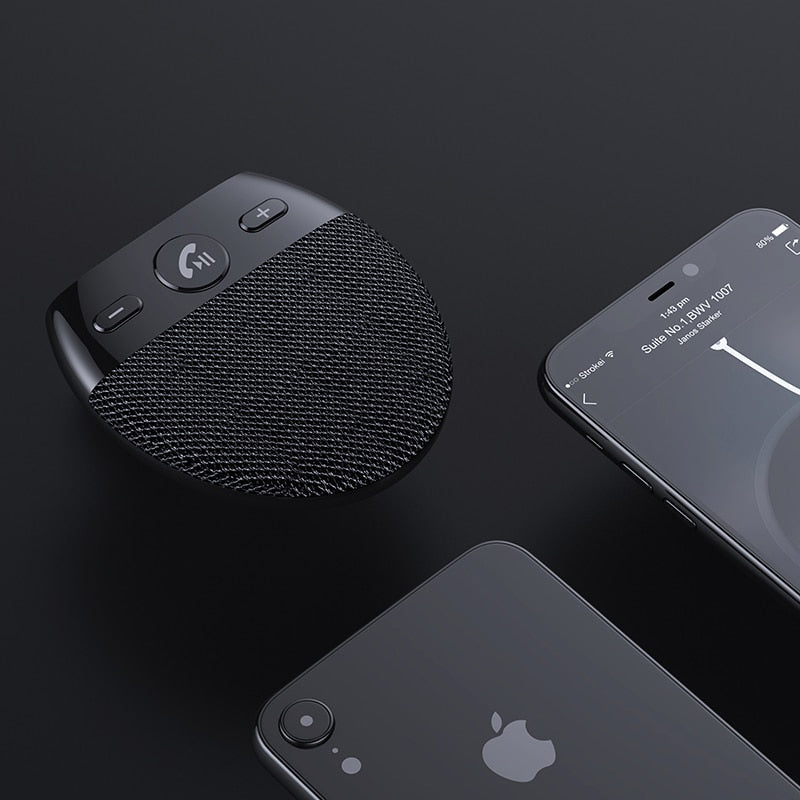 Norvo | Multipoint Trådløs Bluetooth Solskjerm Bilhøyttaler